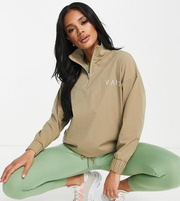 Vai21 Windbreaker Jacket In Elm Green