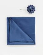 Devils Advocate Floral Pin And Pocket Square-green