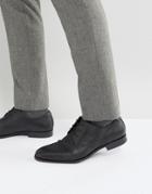 Aldo Badolla Texture Toe Cap Derby Shoes - Black