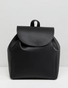 Asos Soft Minimal Backpack - Black
