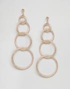 New Look Gold Link Hoop Earrings - Gold