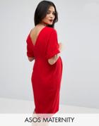 Asos Maternity Smart Dress - Red
