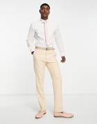 Harry Brown Wedding Tweed Slim Fit Suit Pants-neutral