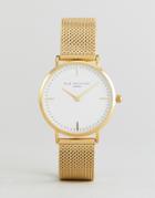 Elie Beaumont Gold Watch With Clear Dial - Gold