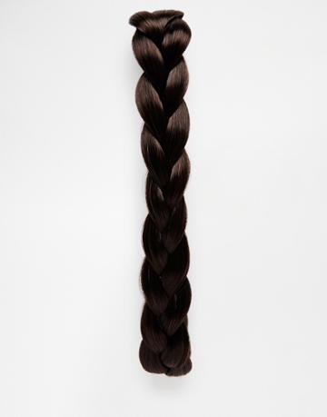 Hershesons Braided Large Headband - Cappuccino Brown