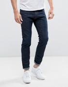 Wrangler Bryson Skinny Fit Jeans Rinse Resin - Navy