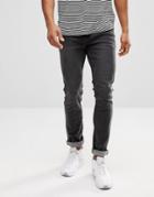 Dead Vintage Skinny Jeans In Gray - Gray