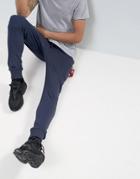 Alpha Industries Sweat Pants Slim Fit Small Logo In Gray Marl - Gray