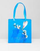 Ted Baker Small Icon Bag In Harmony Floral - Blue