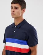 Jack & Jones Originals Polo Shirt With Body Stripe - Navy