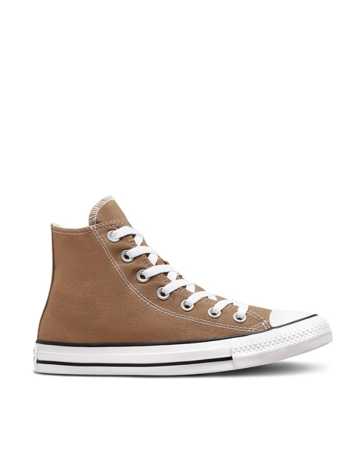 Converse Chuck 70 Hi Sneakers In Sand/white/black-neutral