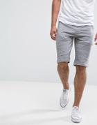 New Look Jersey Shorts In Gray Marl - Gray
