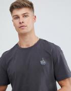 Jack & Jones Originals T-shirt With Skeleton Embroidery - Black