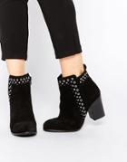 Miss Kg Storm Block Heel Ankle Boots - Black