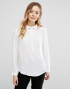 Lavand Collared Shirt - White
