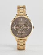 Boss By Hugo Boss 1502422 Symphony Chronograph Bracelet Watch In Gold - Gold