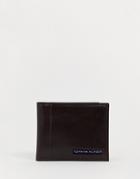 Tommy Hilfiger Leather Wallet In Navy