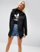 Asos Ultimate Anorak With Contrast Trims - Black