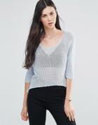 Love Lightweight Sweater - Blue