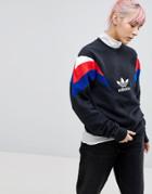 Adidas Originals Neva Crew Sweat In Black - Black