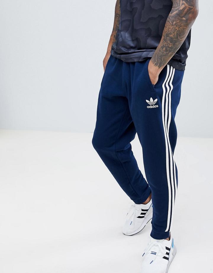 Adidas Originals 3-stripe Joggers In Navy Dj2118 - Navy