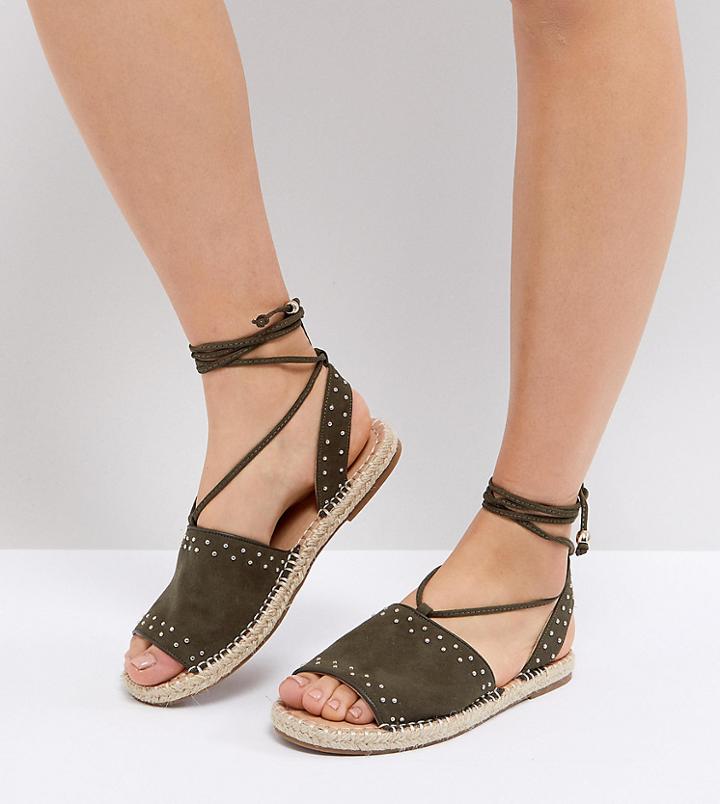Asos Jasia Espadrille Sandals - Green