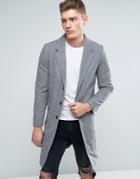 Lindbergh Overcoat In Gray Wool - Gray