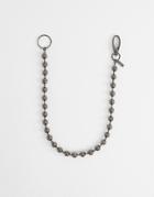 Icon Brand Ball Jean Chain In Gumnetal - Silver