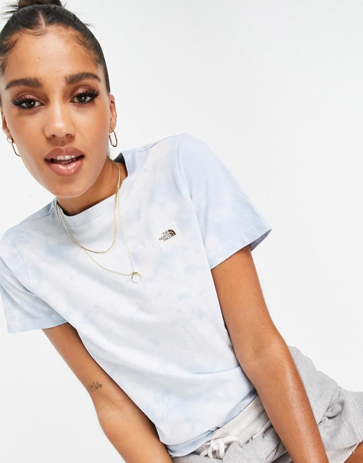 The North Face Botanic Tie Dye T-shirt In Pink-blues