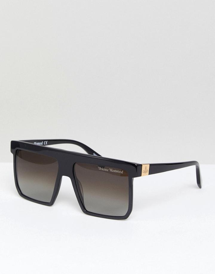 Vivienne Westwood Oversized Square Sunglasses - Black