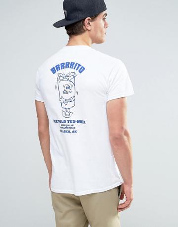 Ok-yo Burrito Back Print T-shirt - White