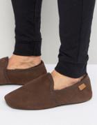 Just Sheepskin Garrick Slippers - Brown