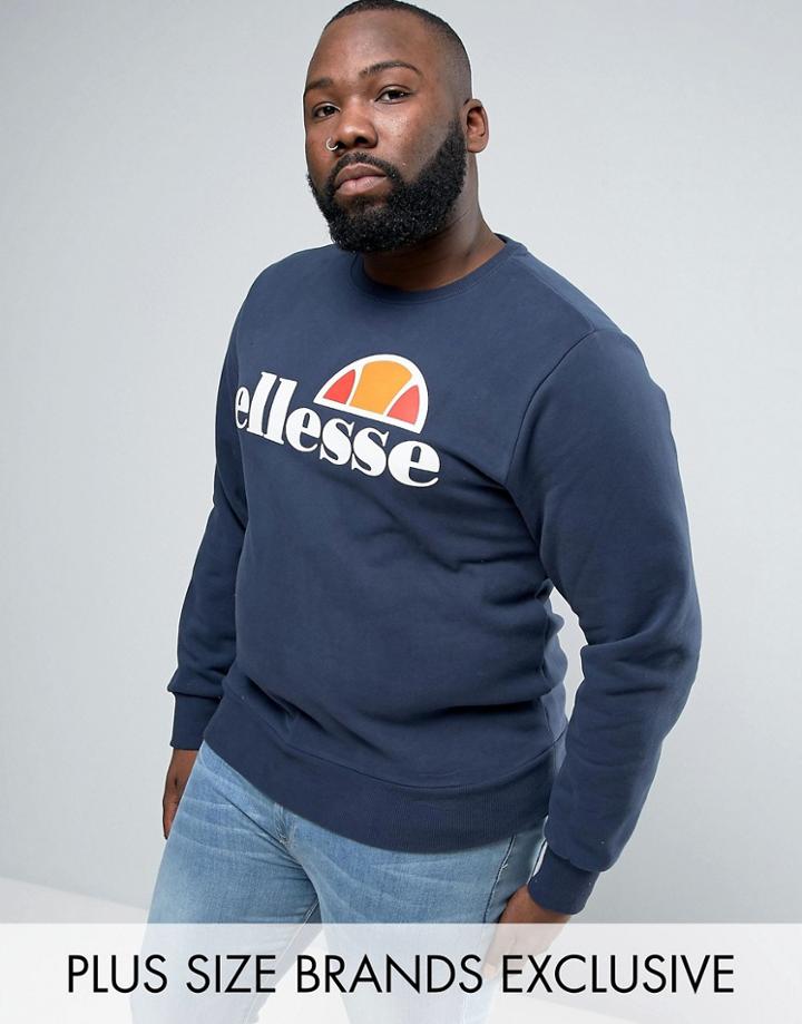 Ellesse Plus Sweatshirt With Classic Logo - Navy