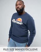 Ellesse Plus Sweatshirt With Classic Logo - Navy