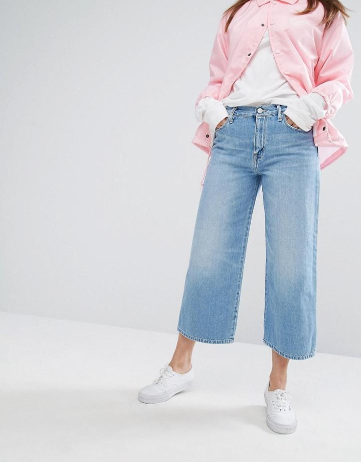 Carhartt Wip Relaxed High Waist Awkward Length Jeans - Blue
