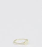 Kingsley Ryan Sterling Silver Gold Plated Twisted Circle Ring - Gold