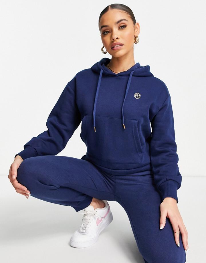 Pindydolls Daphne Hoodie And Sweatpants Tracksuit Set-navy