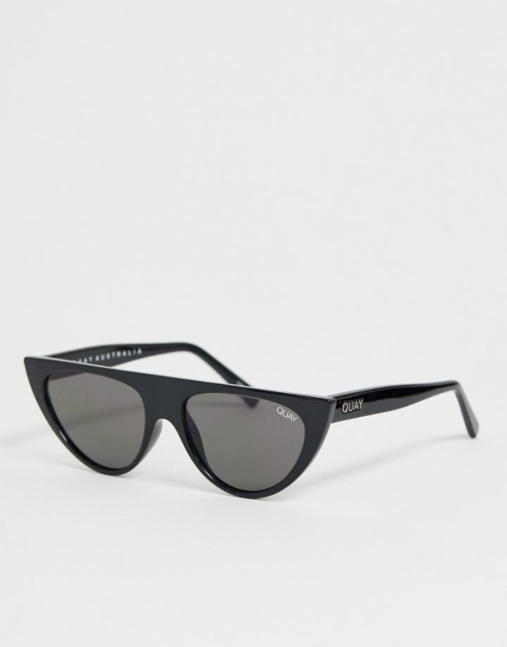 Quay Australia 'run Away' Sunglasses - Black