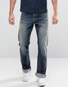 Edwin Ed-39 Red Listed Selvage Regular Loose Fit Jeans - Blue
