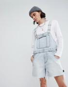 Cheap Monday Cred Short Overalls - Blue