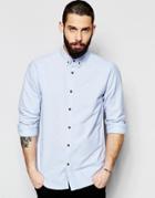 Only & Sons Oxford Shirt In Regular Fit - Light Blue