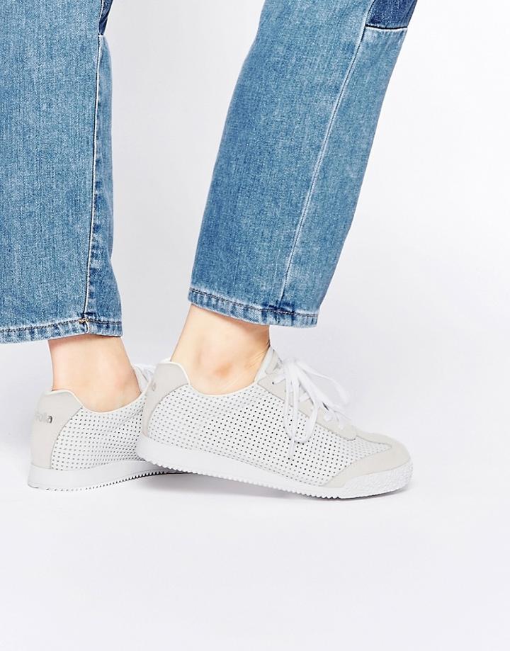 Gola Harrier Cubed Cla514 White Sneakers - White