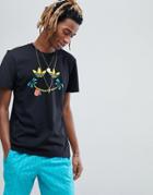 Adidas Skateboarding Island Delight T-shirt In Black Cf5832 - Black