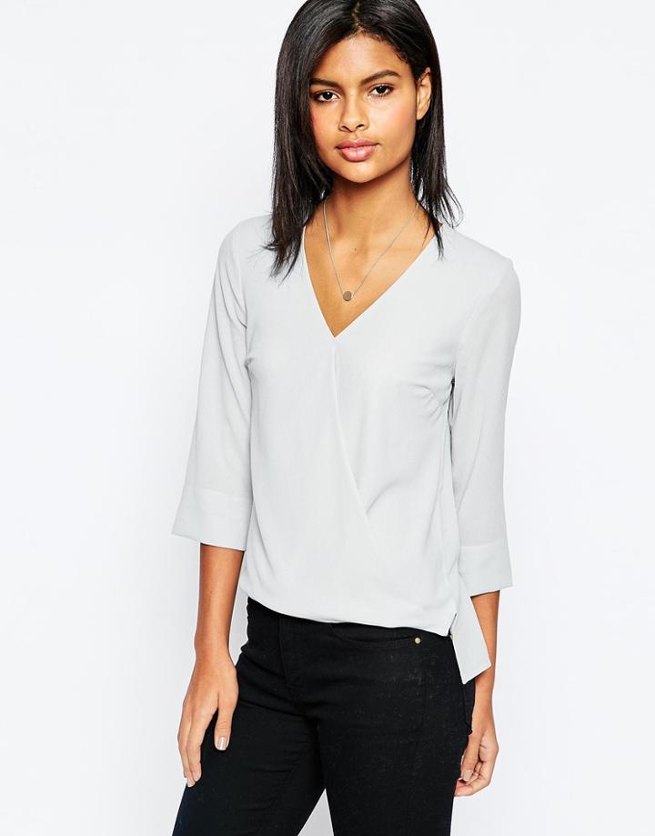 Vero Moda V Neck Blouse - High Rise