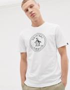 Original Penguin Circle Logo T-shirt In White