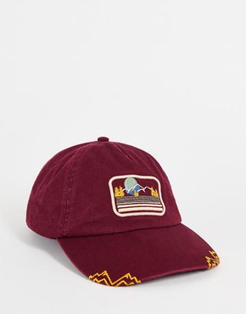 Boardmans Motif Cap In Brown