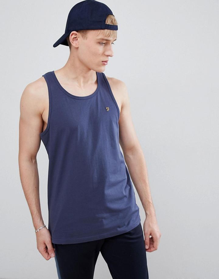 Farah Alan Tank In Navy - Navy