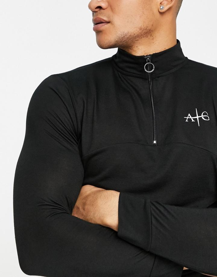 Avant Garde Thurman Long Sleeve T-shirt In Black