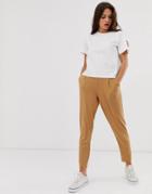 Asos Design Ultimate Jersey Peg Pants - Beige
