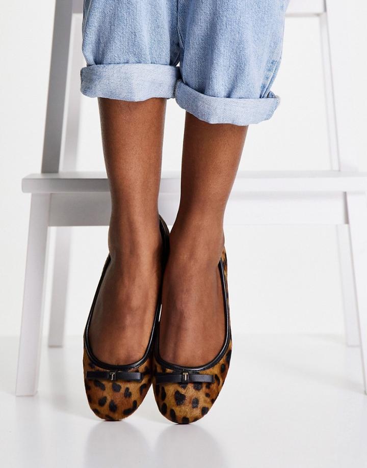 Ted Baker Norha Leopard Print Pump In Brown